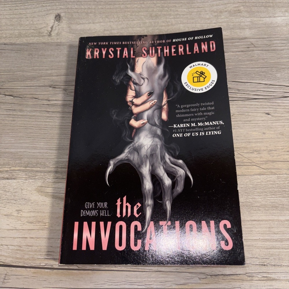 The Invocations by Krystal Sutherland- Paperback Horror Romantasy
